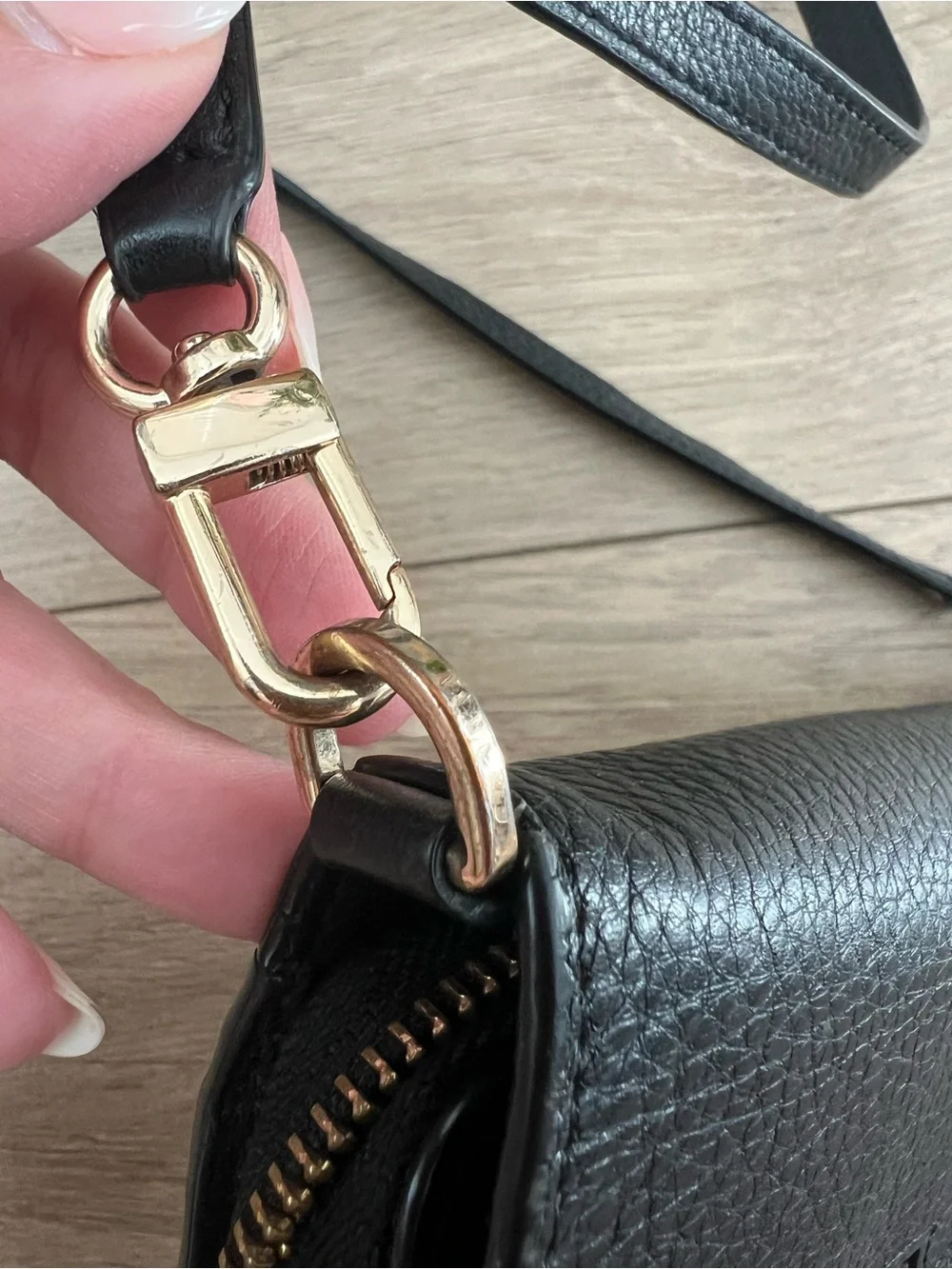 Tory Burch Black Leather Harper Crossbody Bag